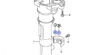 Suzuki Water telltale DF2.5 2009 models onwards (click for enlarged image)